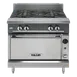 Vulcan V2B18BF Gas 18" Heavy Duty Range w/ (2) Open Burners w/ Flame Safety, (1) Cabinet Base, 70.000 BTU 1 image