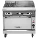 Vulcan V2BG24S 36" Gas Heavy Duty Range w/ (2) Open Burners, 24"Griddle Right, (1) Standard Oven, 180.000 BTU 1 image