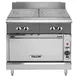 Vulcan V2FT36C 36" Gas Heavy Duty Range w/ (2) French Tops, (1) Convection Oven, 82.000 BTU 1 image