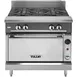 Vulcan V4B36C 36" Gas Heavy Duty Range w/ (4) Open Burners, (1) Convection Oven, 172.000 BTU 1 image