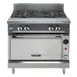 Vulcan V4B36S 36" Gas Heavy Duty Range w/ (4) Open Burners, (1) Standard Oven, 190.000 BTU 1 image
