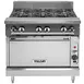 Vulcan V6B36C 36" Gas Heavy Duty Range w/ (6) Open Burners, (1) Convection Oven, 242.000 BTU 1 image