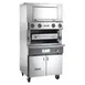 Vulcan VBB1BF Heavy Duty Double Deck Radiant Upright Broiler with (3) Burners, Cabinet Base, 100.000 BTU 3 image