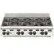 Vulcan VHP848 48" Countertop Gas Hotplate with (8) Burners, Infinite Controls, 240.000 BTU 1 image