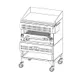 Vulcan VST3B Heavy Duty Gas Deck-Type Ceramic Broiler w/ 3 Cast Iron Burner, Griddle Plate, 100.000 BTU 1 image