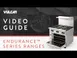 Vulcan VTC36 36" Gas Heavy Duty Range w/ 36" Full Infrared Charbroiler, Modular Base, 66.000 BTU 2 image