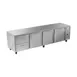 Victory VURD119HC-2 119" 4-Section Undercounter Refrigerator w/ 3 Solid Doors & 2 Drawers 1 image