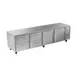 Victory VURD119HC-4 119" 4-Section Undercounter Refrigerator w/ 2 Solid Doors & 4 Drawers, 1 image