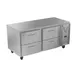 Victory VURD67HC-4 67" 2-Section Undercounter Refrigerator w/ 4 Drawers, 27 cu ft 1 image