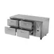 Victory VURD67HC-4 67" 2-Section Undercounter Refrigerator w/ 4 Drawers, 27 cu ft 5 image