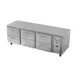 Victory VURD93HC-6 93" 3-Section Undercounter Refrigerator w/ 6 Drawers, 30 cu ft 3 image