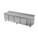 Victory VWRD119HC-4 118" 4-Section Worktop Refrigerator w/ 2 Doors & 4 Drawers, 40 cu. ft.. 3 image