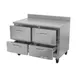 Victory VWRD48HC-4 48" 2-Section Worktop Refrigerator w/ 4 Drawers, 11.82 cu. ft. 5 image