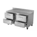 Victory VWRD60HC-4 60" 2-Section Worktop Refrigerator w/ 4 Drawers, 14.75 cu. ft. 5 image