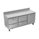 Victory VWRD72HC-4 72" 3-Section Worktop Refrigerator w/ 4 Drawers & 1 Door, 17.8 cu. ft. 1 image