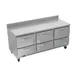 Victory VWRD72HC-6 72" 3-Section Worktop Refrigerator w/ 6 Drawers, 17.8 cu. ft. 1 image