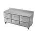 Victory VWRD72HC-6 72" 3-Section Worktop Refrigerator w/ 6 Drawers, 17.8 cu. ft. 3 image