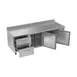 Victory VWRD93HC-2 93" 3-Section Worktop Refrigerator w/ 2 Drawers & 2 Doors, 29.7 cu. ft. 4 image