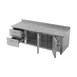 Victory VWRD93HC-2 93" 3-Section Worktop Refrigerator w/ 2 Drawers & 2 Doors, 29.7 cu. ft. 5 image