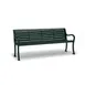 Wabash CO1119C Urbanscape Covington Bench, 73-84" Wide, Aluminum, Powder Coat Finish 1 image