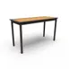 Wabash GVA5E2P Green Valley 72" Rectangular Bar Height PolyTuf Outdoor Table, Aluminum Frame 1 image
