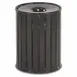 Wabash LR300S - 32 Gallon Trash Can, 25" Dia x 33" H, Steel, Plastisol Finish, Open Top 1 image