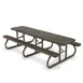 Wabash SG120D 10' Outdoor Shelter Table - Diamond Shape, Heavy Duty Construction 1 image