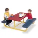 Wabash SG176P 6' Children's Perforated Picnic Table for Restaurant Furniture 1 image