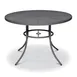 Wabash SU2G38P Urbanscape Sullivan 48" Round Outdoor Table, Steel Mesh Top, 1" Tubular Base, Powder Coat Finish 1 image