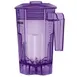 Waring CAC139-10 Blender Container, 48 Oz., Purple, with Blade Assembly & Lid 1 image