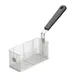 Waring TFB10 Steel Fryer Basket For 10-Lb Fryers w/ Coated Handle, 2-Lb, Twin 1 image
