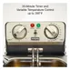 Waring WDF1000 Full Pot Countertop Electric Fryer w/ 10 lbs Capacity, 2 Twin & 1 Large Basket 6 image