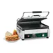 Waring WDG250T Single Cast Iron Sandwich Panini Grill w/ Timer, 14.5" x 11" Grooved Plates, 120V 2 image