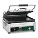 Waring WDG250T Single Cast Iron Sandwich Panini Grill w/ Timer, 14.5" x 11" Grooved Plates, 120V 1 image