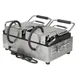 Waring WDG300 Double Cast Iron Sandwich Panini Grill w/ Smooth & Grooved Plates, 240V 2 image