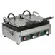Waring WDG300T Double Cast Iron Sandwich Panini Grill w/ Timer, Smooth & Grooved Plates, 240V 3 image
