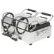 Waring WFG300 Double Cast Iron Sandwich Panini Grill w/ Smooth Plates, 240V 4 image