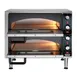 Waring WPO350 25" Electric Countertop Pizza Bake Oven w/ Double Deck, 2 Glass Doors 6 image
