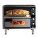 Waring WPO350 25" Electric Countertop Pizza Bake Oven w/ Double Deck, 2 Glass Doors 7 image