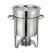 Winco 207 Stainless Steel 7 Qt. Soup Warmer 1 image