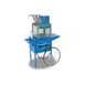 Winco 30070 Cart For Snow Bank Shaved Ice Machine w/ Antique Decor, Large Rear Wheels 2 image