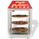 Winco 51040 16" Countertop Hot Food Display Case w/ 3 Adjustable Rack Shelves, Pass-Thru 1 image