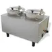 Winco 51072P Countertop Food Topping Warmer w/ (2) 7-Quart Wells, 2 Ladles/Lids 1 image