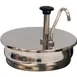 Winco 56752 Benchmark Condiment Pump For 7 Qt. Inset Pan Stainless Steel 1 image