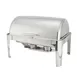 Winco 601 Madison 8 Qt. Full Size Roll Top Chafer 1 image