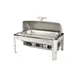 Winco 601 Madison 8 Qt. Full Size Roll Top Chafer 2 image