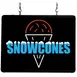 Winco 92003 Benchmark Ultra Bright Snow Cones Merchandising Sign LED 1 image
