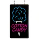 Winco 92005 Benchmark Ultra Bright Cotton Candy Merchandising Sign LED 1 image