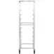 Winholt AL-1810B 10 Pan Full Height Mobile End Load Aluminum Bun / Sheet Pan Rack 3 image