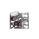 Winco ALCR-9 Aluminum Full Size Stationary Can Storage Rack 2 image